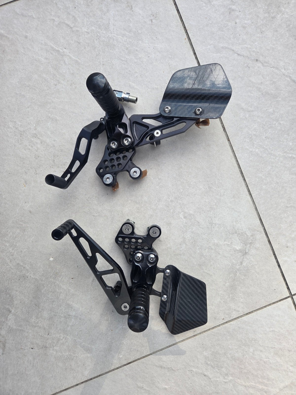 Gilles rustplaats Rearset GSXR 1000 K5/ K6, Motoren, Ophalen of Verzenden