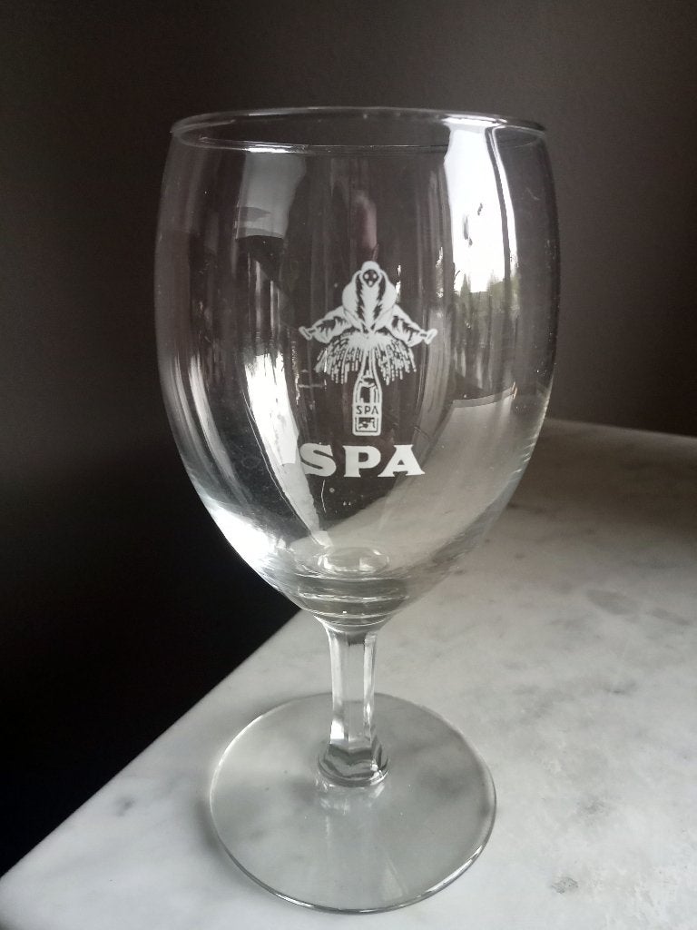6 Vintage spa water glazen, Verzamelen, Ophalen of Verzenden, Zo goed als nieuw, Overige typen