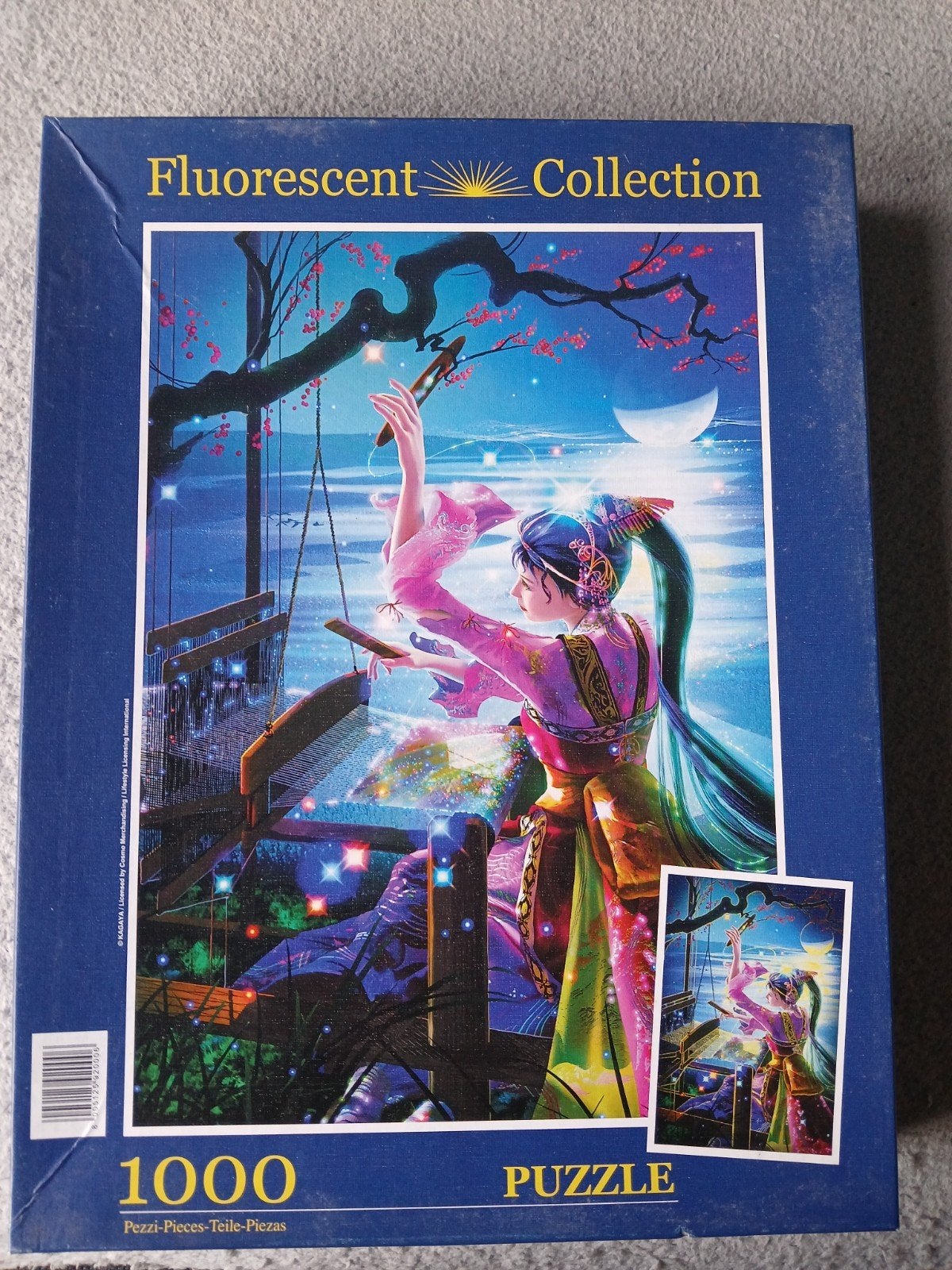 Fluorescent Collection Legpuzzel 1000 stukjes, Ophalen of Verzenden, 500 t/m 1500 stukjes, Gebruikt, Legpuzzel