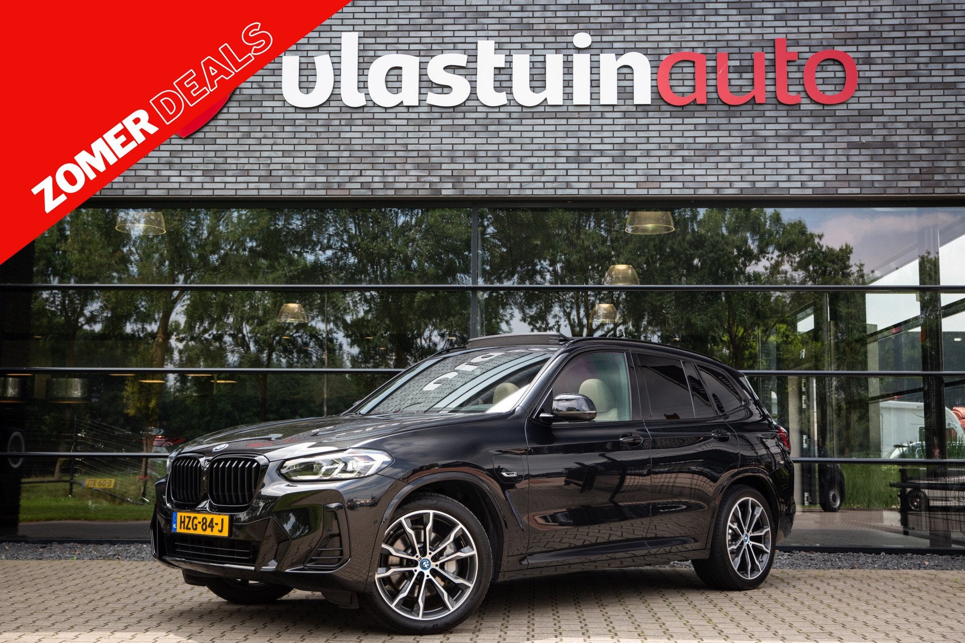 BMW X3 xDrive30e High Executive M-Sport , Panoramadak, Trekh, Auto's, 1998 cc, Gebruikt, Zwart, Bedrijf