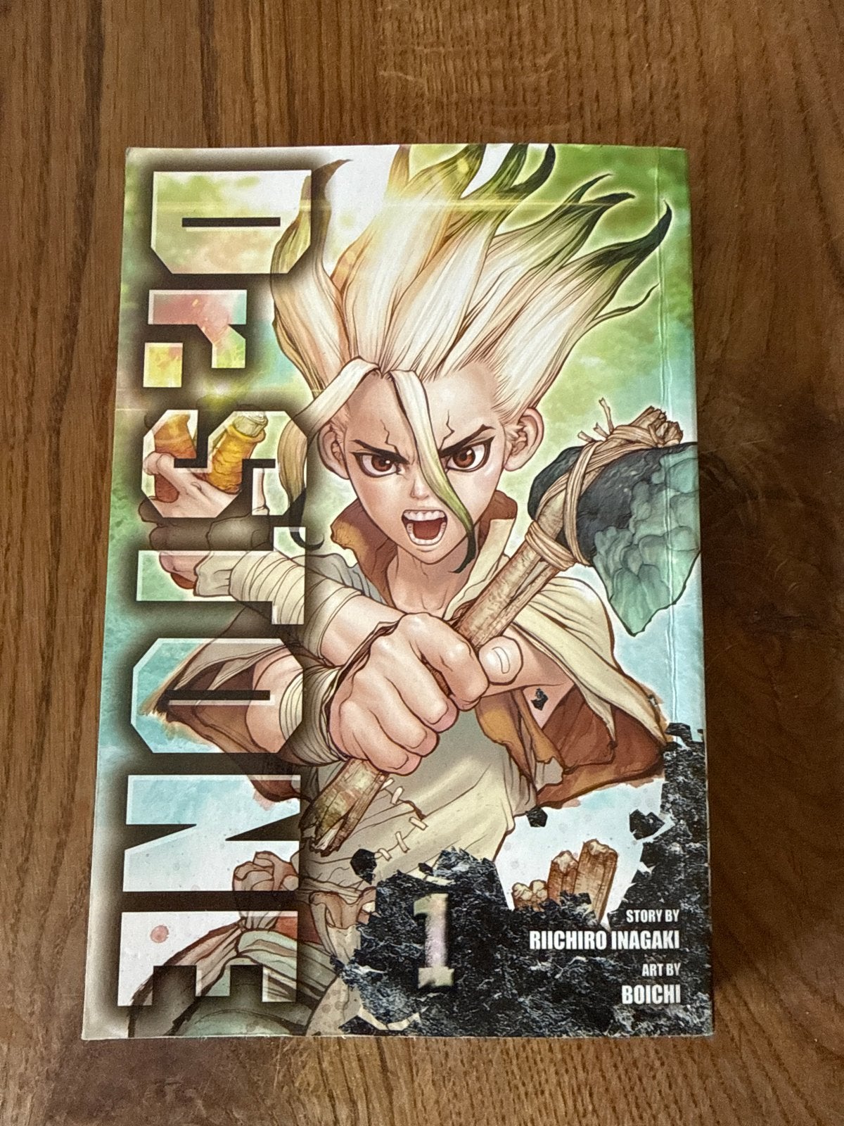 Dr. Stone Manga Deel 1 - Zo goed als nieuw, Eén stripboek, Ophalen of Verzenden, Nieuw