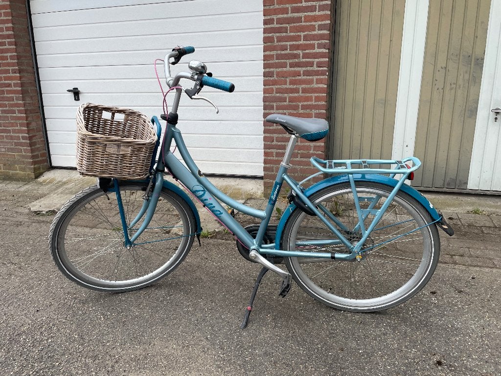 Batavus Diva 26 inch, Terugtraprem, Gebruikt, Versnellingen, Batavus