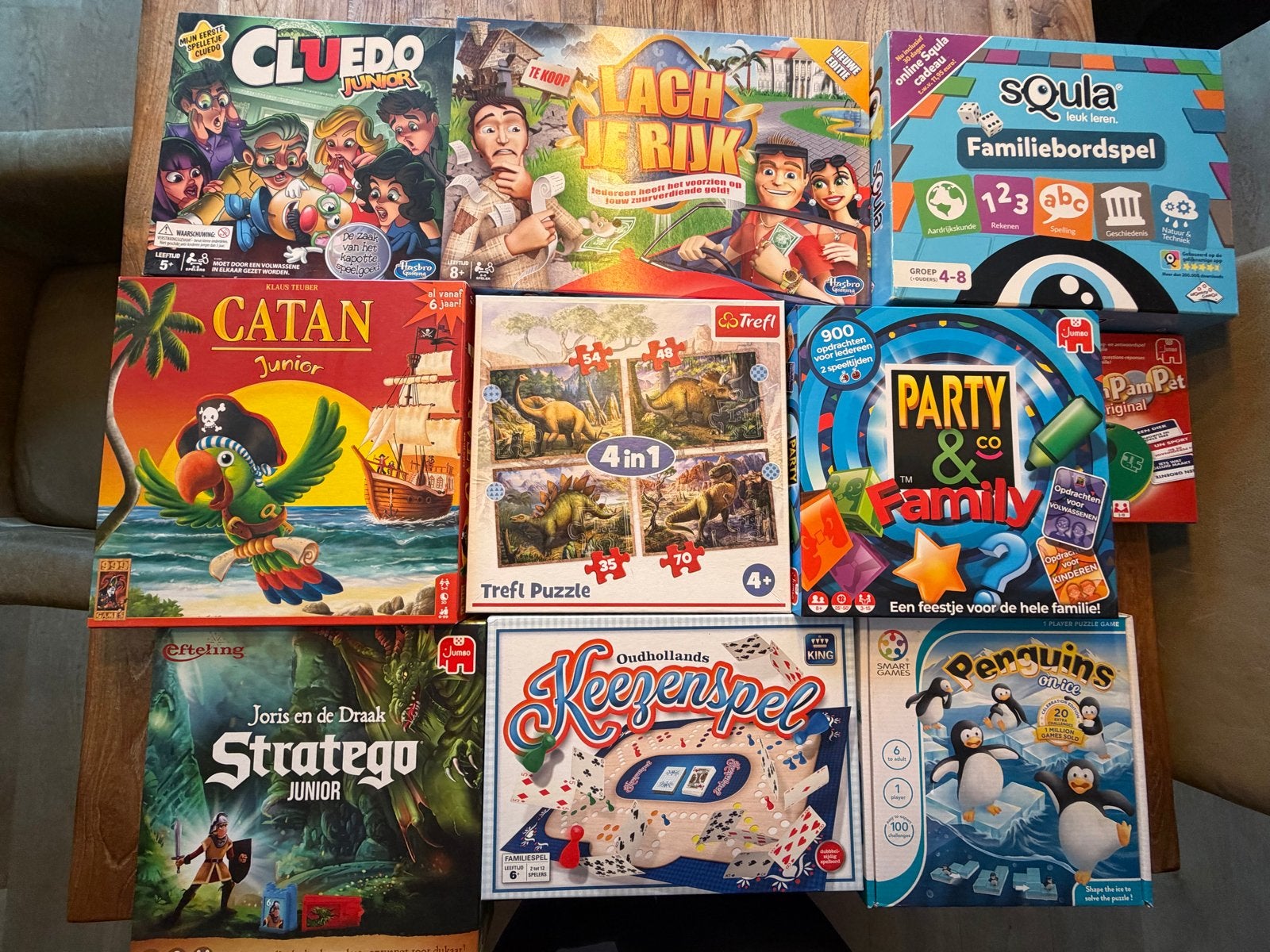 Spellenpakket met puzzel, Ophalen, Gebruikt