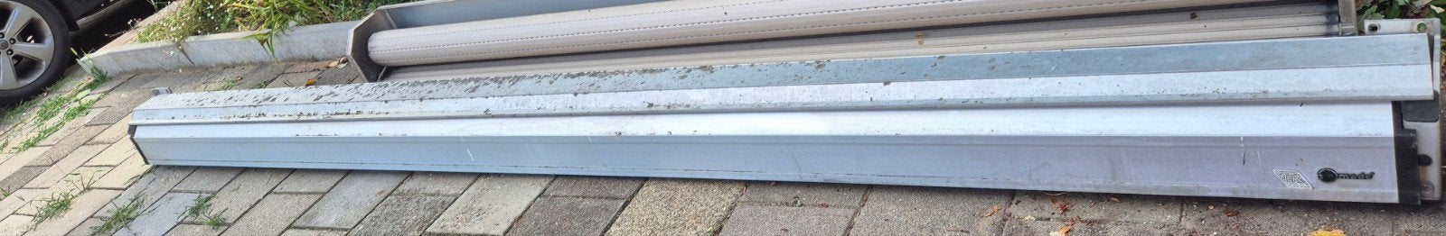 Elektrische zonneluifel 4x4m, zonder kabel/schakelaar, Tuin en Terras, Ophalen, Gebruikt, Elektrisch, 250 cm tot 450 cm