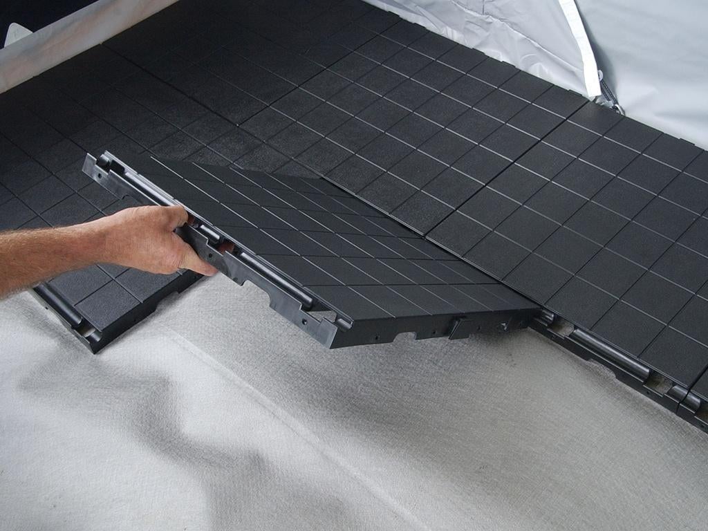 Isabella Floor terrastegels camping 50x50cm - 40 stuks, Caravans en Kamperen, Kampeeraccessoires, Ophalen, Gebruikt