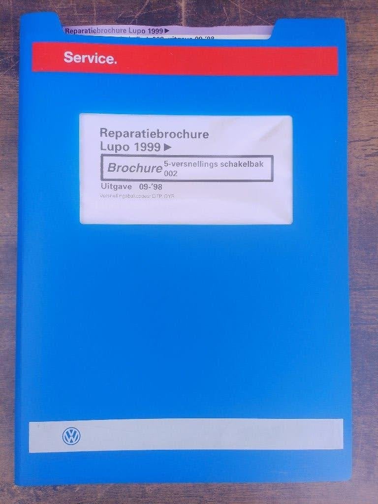 Volkswagen Lupo dealer werkplaatsboek versnellingsbak 002, Verzenden, Gelezen, Volkswagen