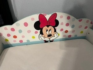 kinderbed Minnie Mouse, Kinderen en Baby's, Kinderkamer | Bedden, Gebruikt, 70 tot 85 cm, 140 tot 160 cm, Ophalen