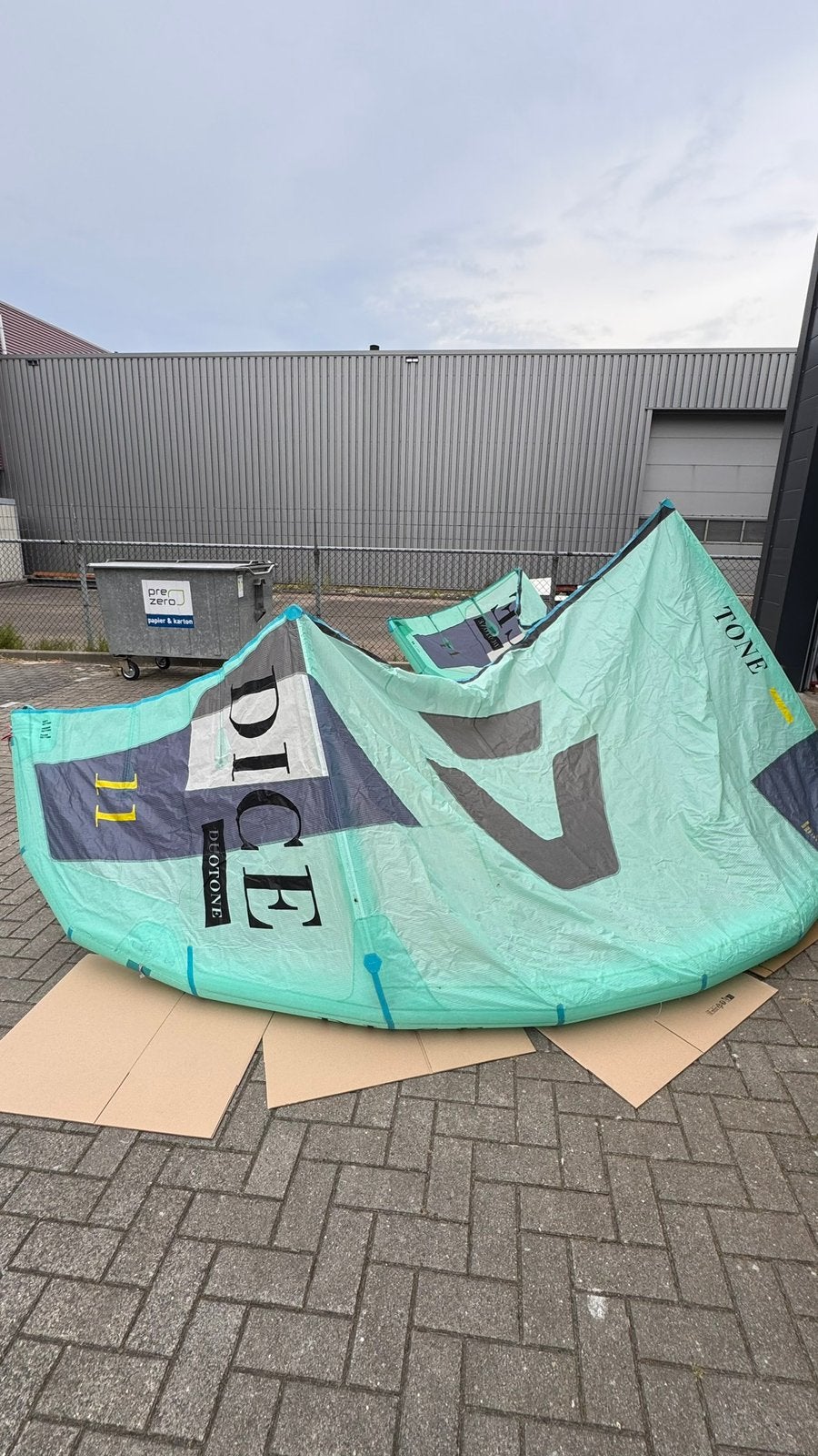 Duotone dice 11 meter, Gebruikt, Geen board, Kite, 11 m²