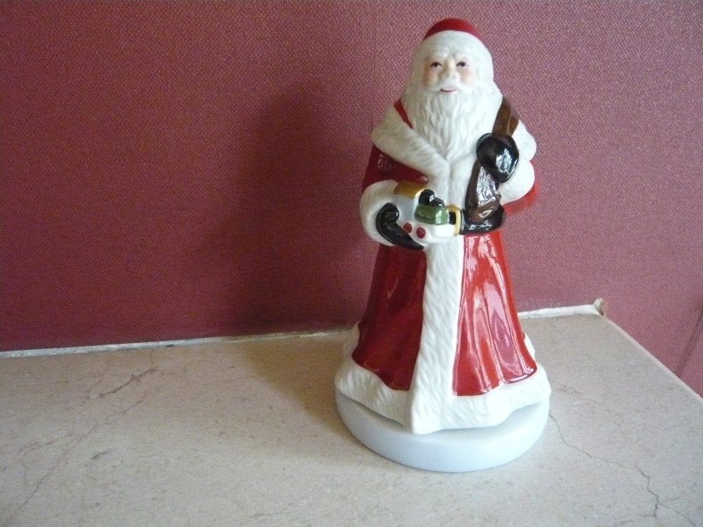 Villeroy & Boch Nostalgic melody speeldoos Kerstman 15cm, Diversen, Kerst, Ophalen of Verzenden, Nieuw