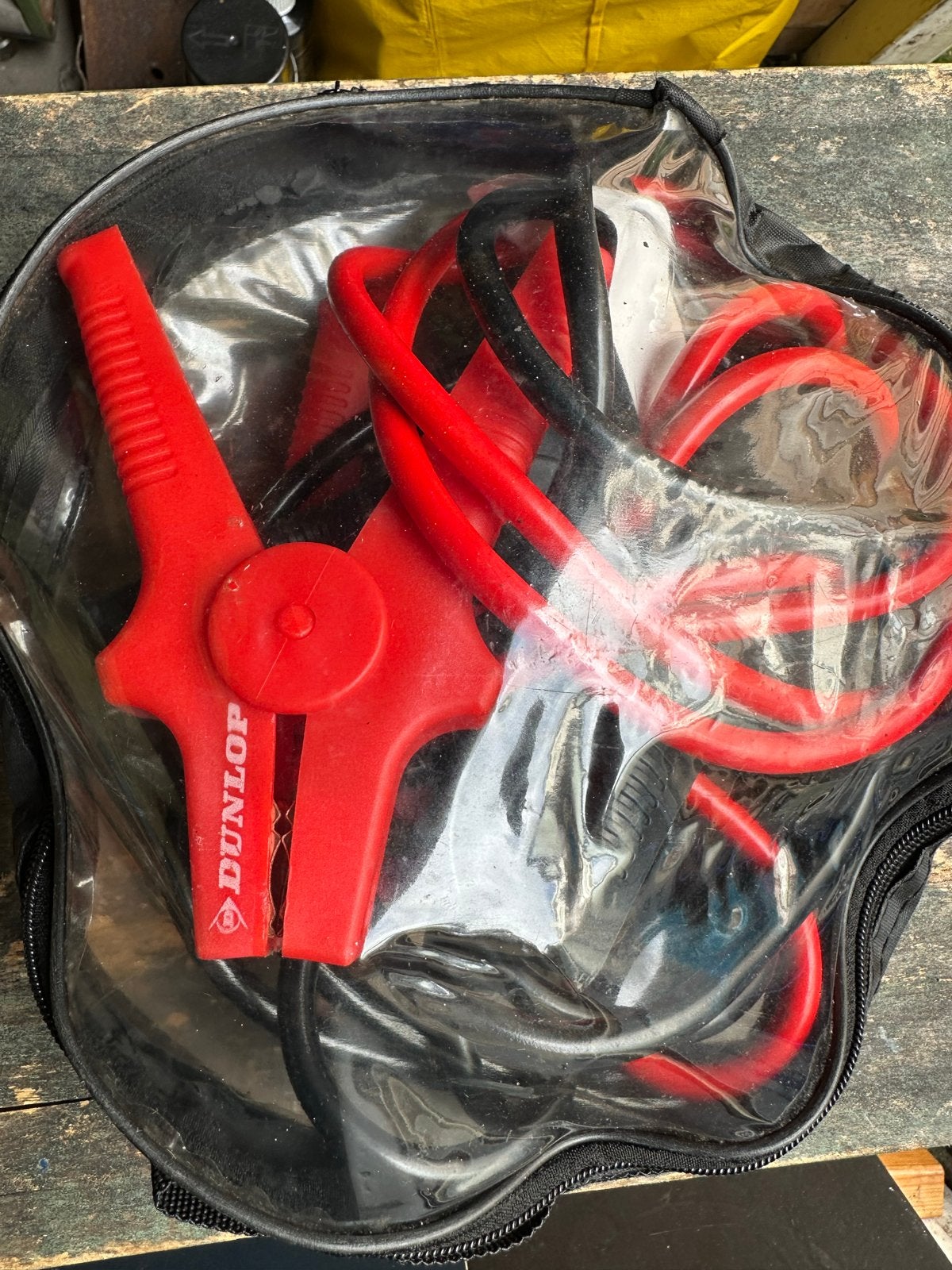 Dunlop startkabels in draagtas, Auto diversen, Ophalen of Verzenden, Gebruikt