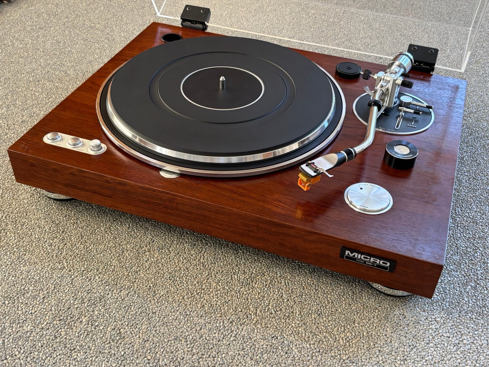 Micro Seiki DQ-7 direct drive high end platenspeler, Ophalen of Verzenden, Zo goed als nieuw, Platenspeler, Overige merken