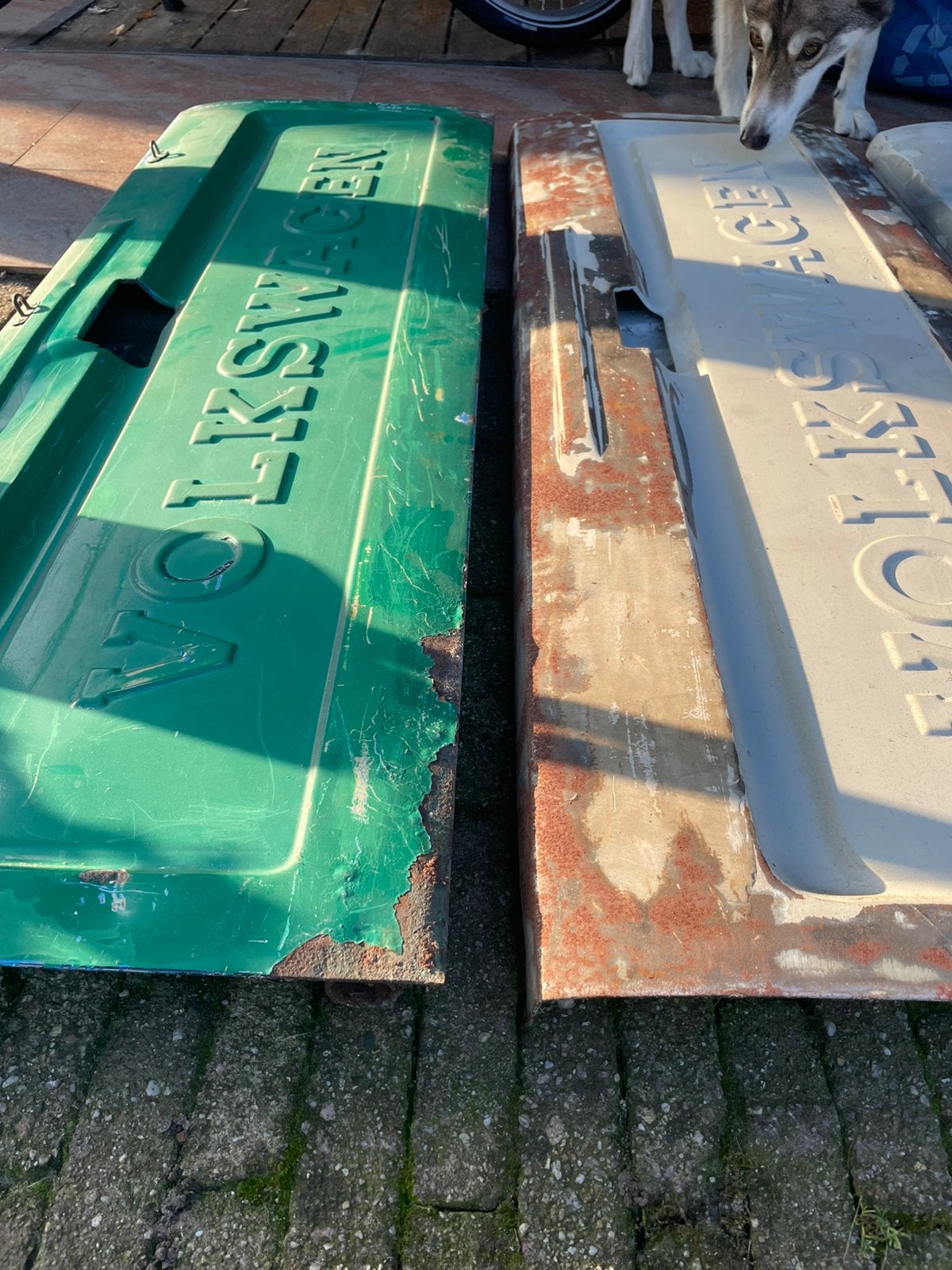 Achterkleppen 2x en slotenset caddy mk1, Auto-onderdelen, Ophalen