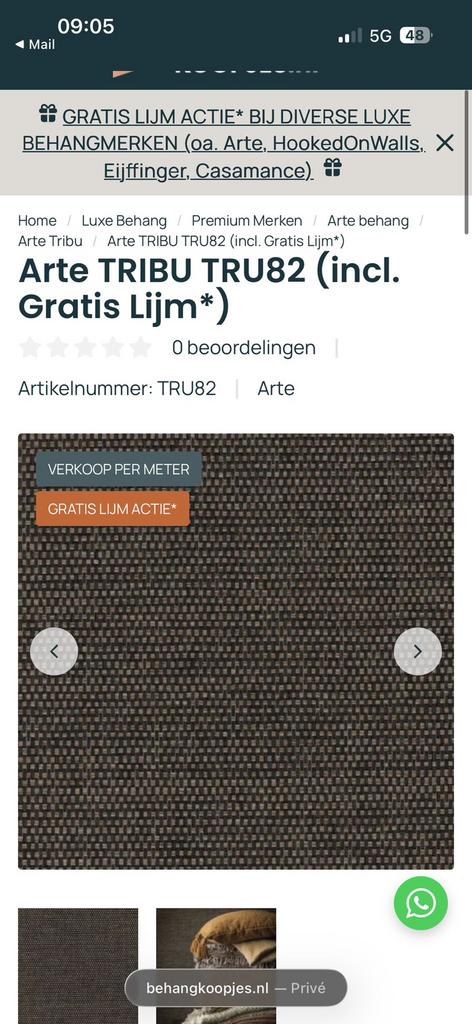 Arte Tribu TRU 82, Huis en Inrichting, Ophalen, Minder dan 10 m²