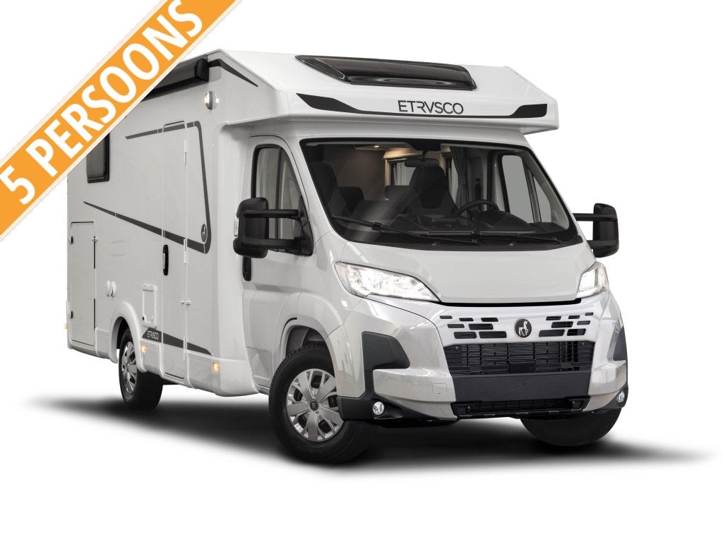 Etrusco T 6.9 SB 5 zit-plaatsen automaat,lithium enk bedden, Caravans en Kamperen, Campers, Automaat, Ringverwarming, Fiat, 6 tot 7 meter