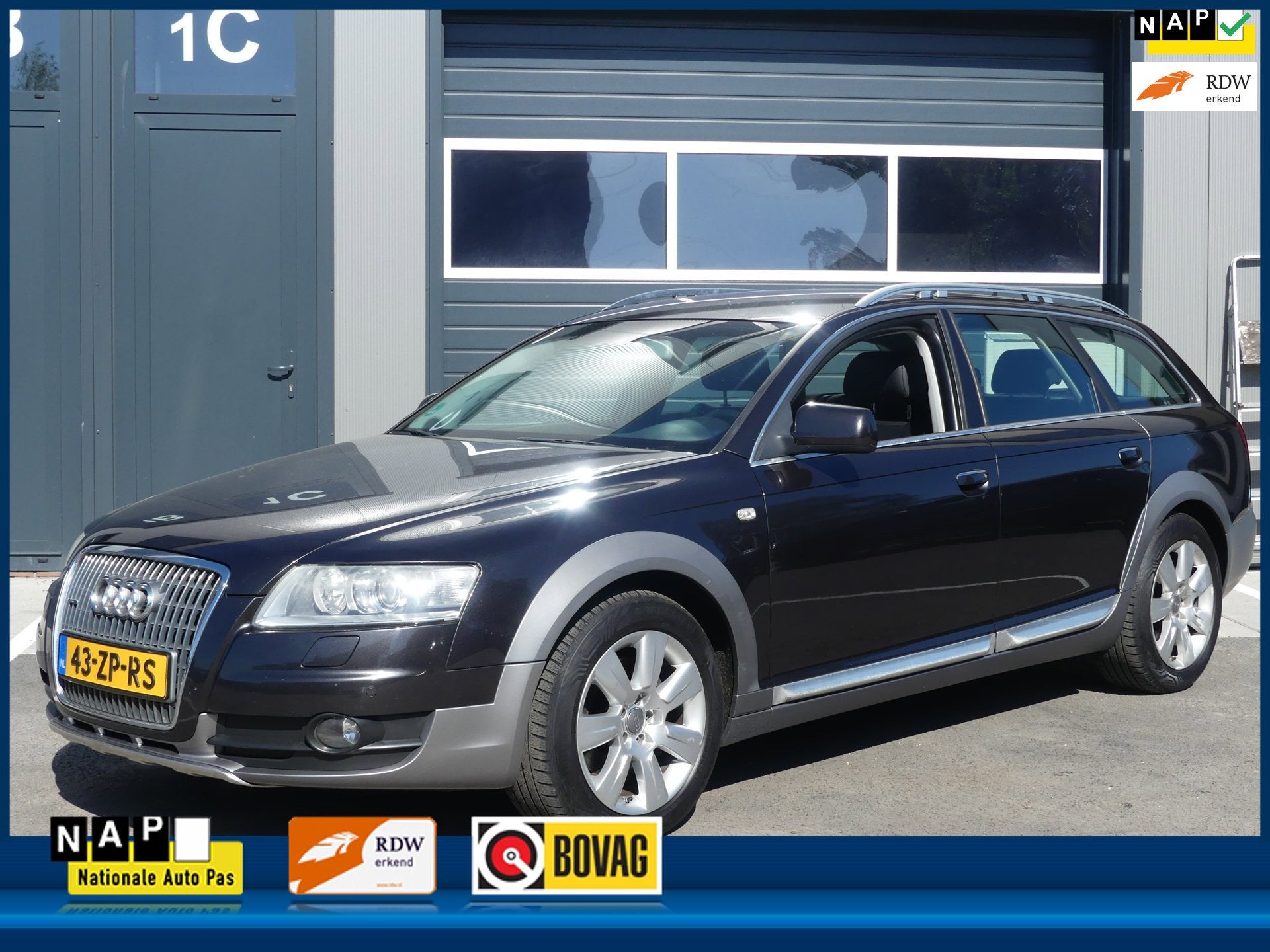 Audi A6 3.2 FSI Pro Line Automaat ECC Navi Xenon Org NL-Auto, Automaat, Gebruikt, Zwart, Origineel Nederlands