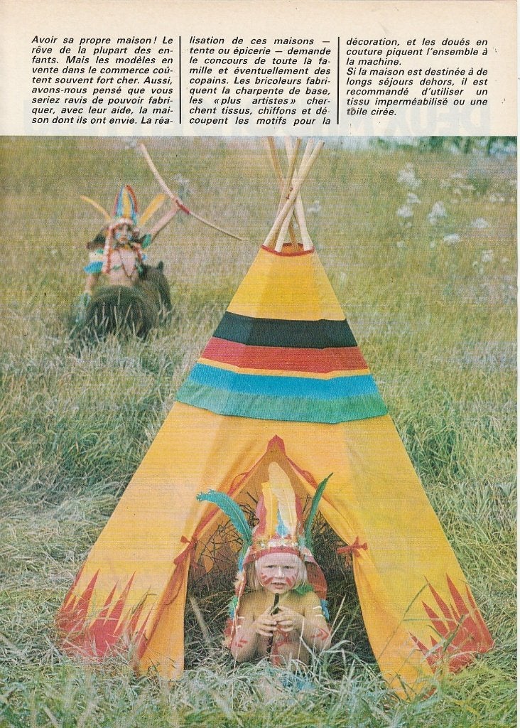 Vintage knipsel 1977 Jongetjes hebben 'n wigwam nodig, Verzamelen, Verzenden, Overige typen