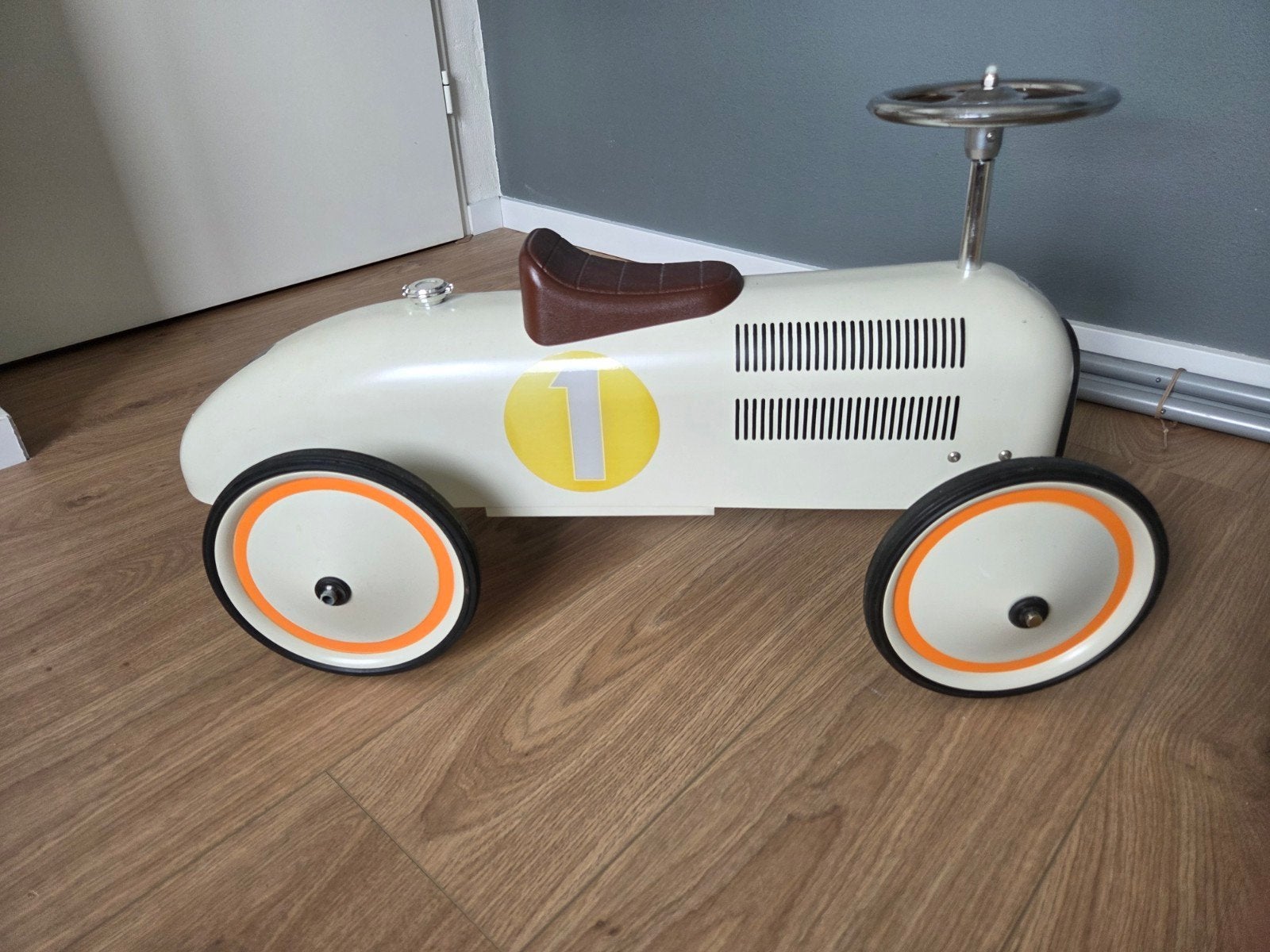 Retro Roller loopauto - Vintage raceauto voor kinderen, Ophalen, Gebruikt