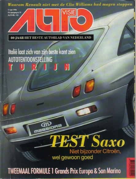 Autovisie 10 1996 : Renault Clio Williams - Megane Coupe 16V, Ophalen of Verzenden, Gelezen, Algemeen