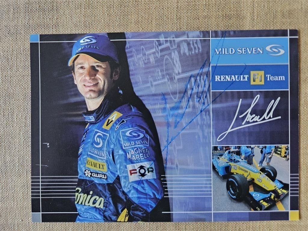 Diverse gesigneerde knipsels Formule 1 coureurs, Ophalen of Verzenden, Zo goed als nieuw, Auto's