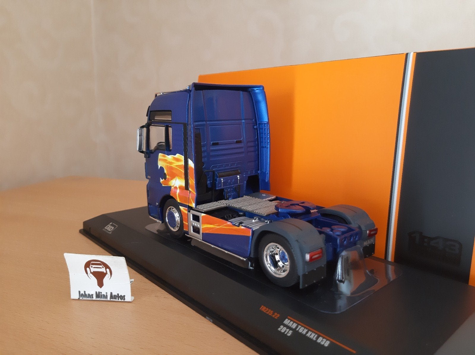 MAN TGX XXL 2020 Blauw-Metallic van IXO Trucks 1:43, Overige merken, Nieuw, IXO Trucks, Ophalen of Verzenden