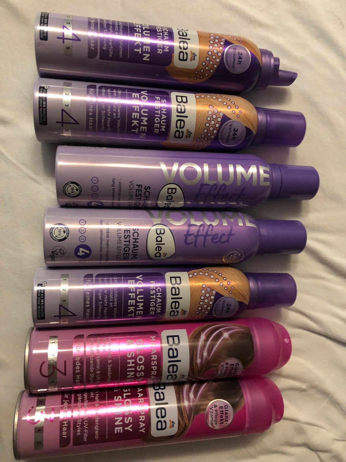 5 bussen haarschuim en 2 bussen haarlak - nieuw, Sieraden, Tassen en Uiterlijk, Uiterlijk | Haarverzorging, Ophalen, Nieuw, Gel, Wax, Haarlak of Mousse