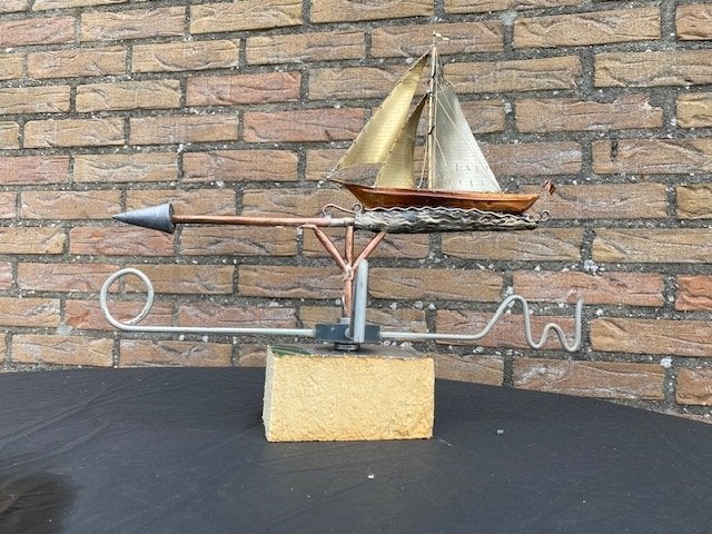Prachtige Windwijzer model( zeilschip) in 3D handgemaakt i, Ophalen of Verzenden, Nieuw