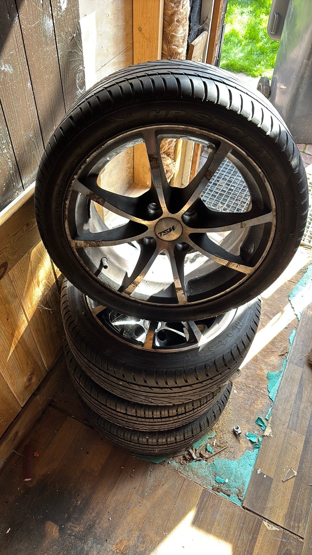 4x100 velg met band, Ophalen of Verzenden