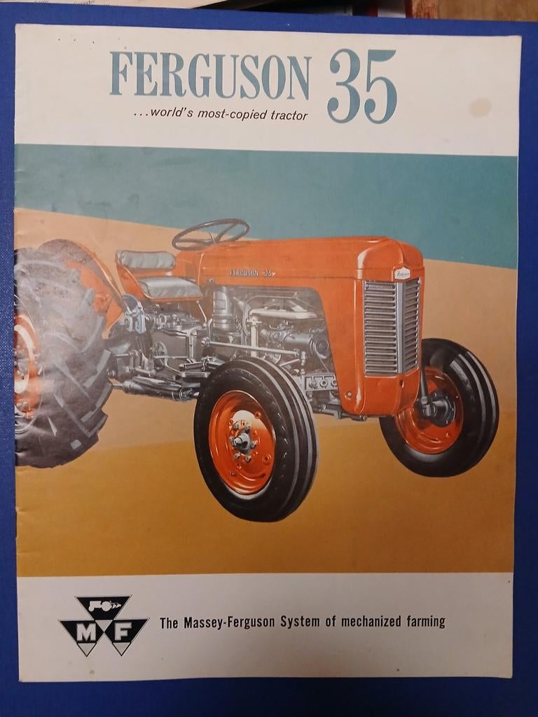 Folder ferguson 35 usa, Ophalen of Verzenden
