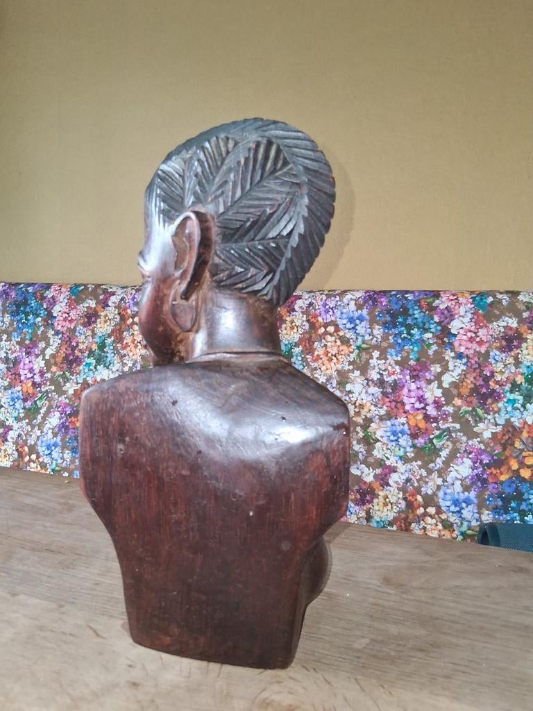Houtsnijwerk beelden, afrika indonesië, Antiek en Kunst, Kunst | Beelden en Houtsnijwerken, Ophalen