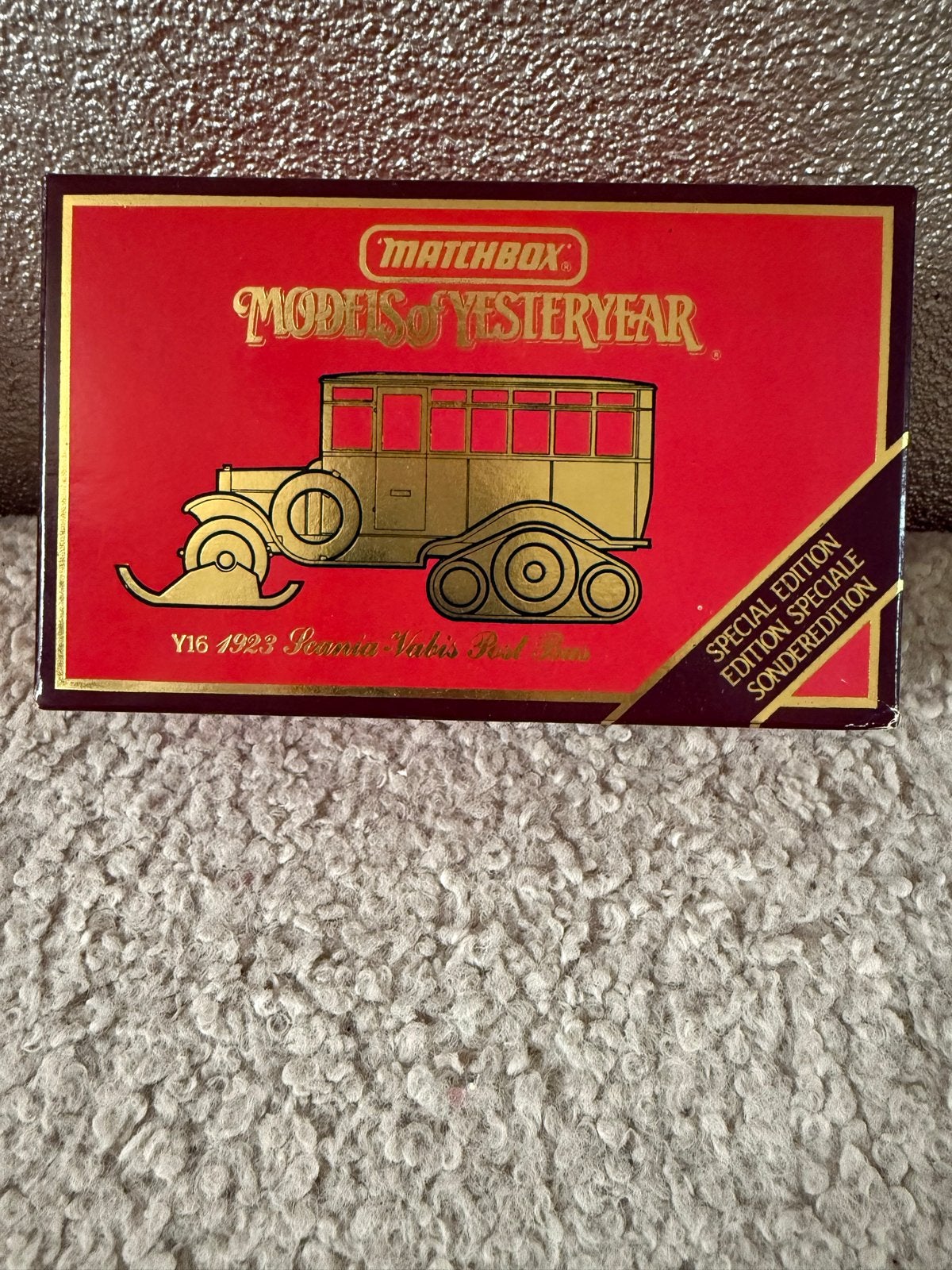 Matchbox Models of Yesteryear 1923 Scania-Vabis Post-Bus, Overige merken, 1:50 of kleiner, Overige typen, Nieuw