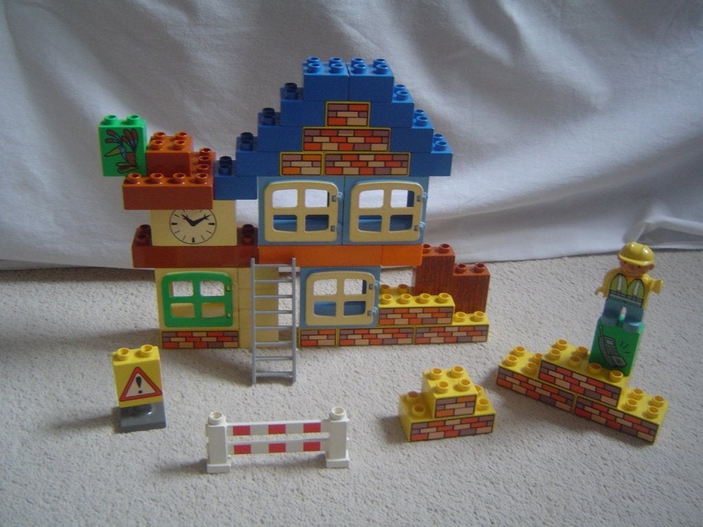 duplo set 3282 Bob de Bouwer en de Klokkentoren, Ophalen of Verzenden, Gebruikt, Duplo