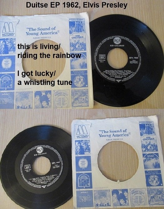 ELVIS PRESLEY, Duitse EP 1962, Kid Galahad, Cd's en Dvd's, 7 inch, Ophalen of Verzenden, Zo goed als nieuw, EP