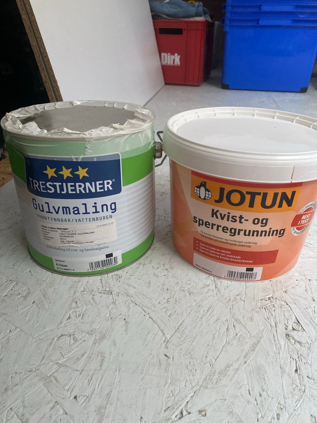 Grondverf en lak voor houten vloer of trap, Ophalen, Wit, Nieuw, Lak