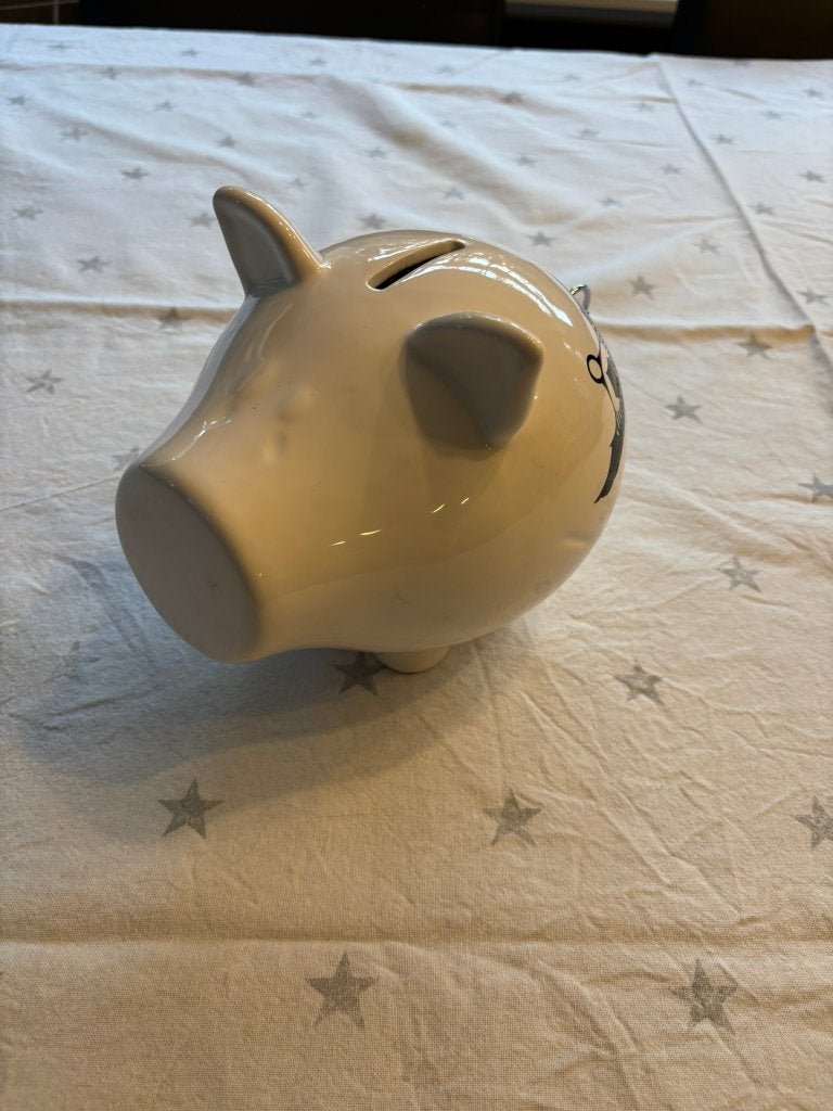 S&P salt and pepper oink! Spaarpot in de vorm van een varken, Ophalen of Verzenden, Zo goed als nieuw, Steen, Aardewerk of Keramiek