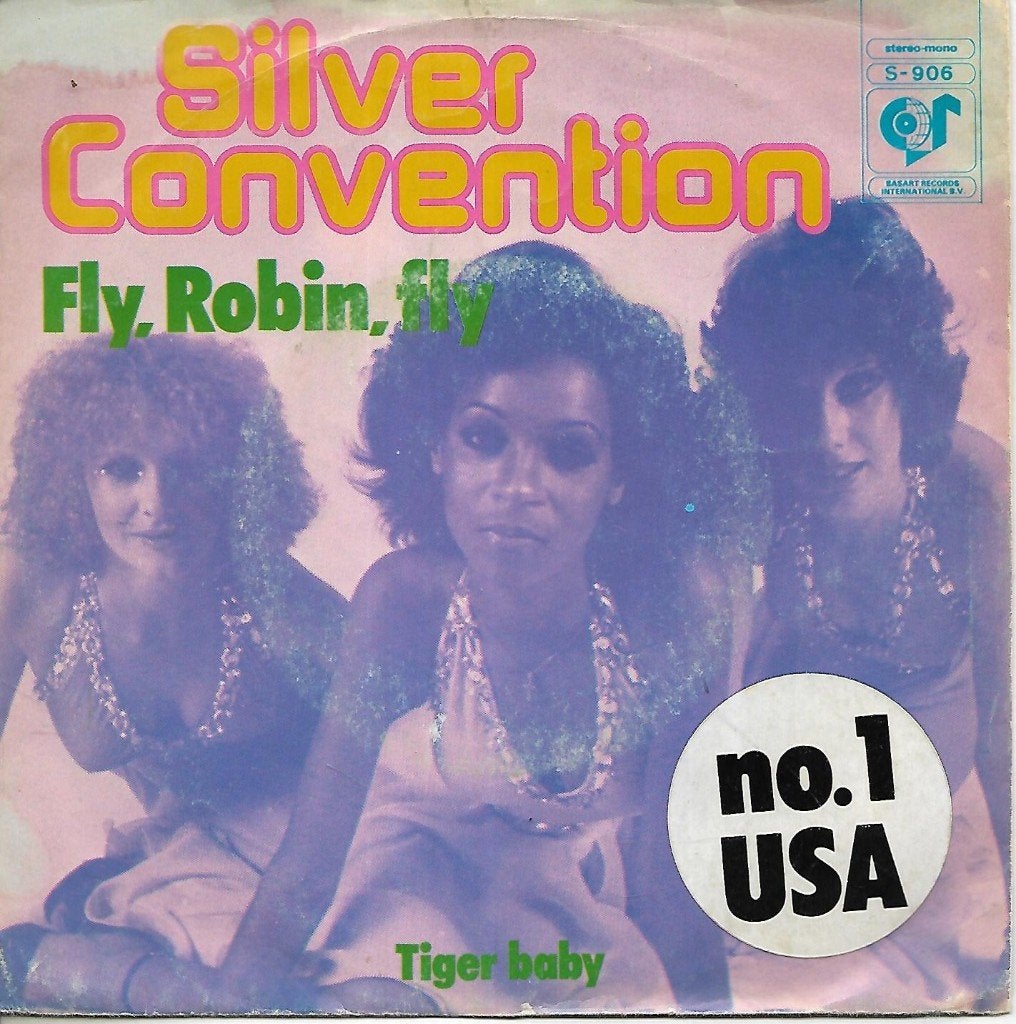 Silver Convention - Fly, Robin, fly, Ophalen of Verzenden, Zo goed als nieuw, 7 inch, Pop