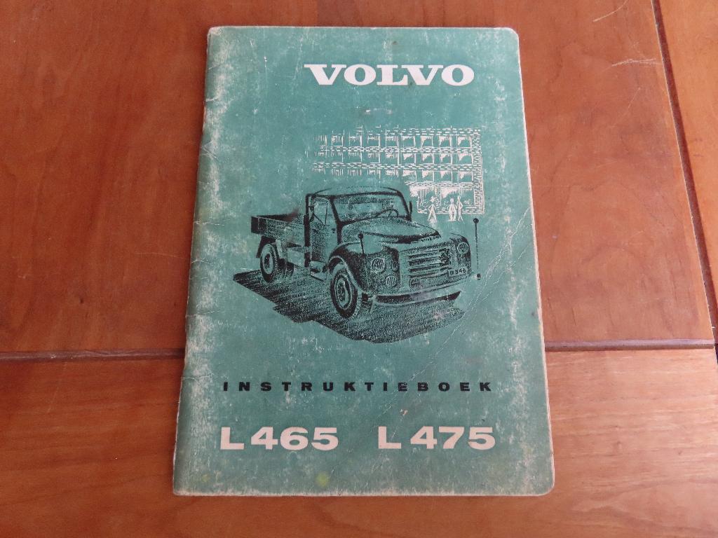 NL instructieboek Volvo L 465, Volvo L475 vrachtwagen 1964, Ophalen of Verzenden