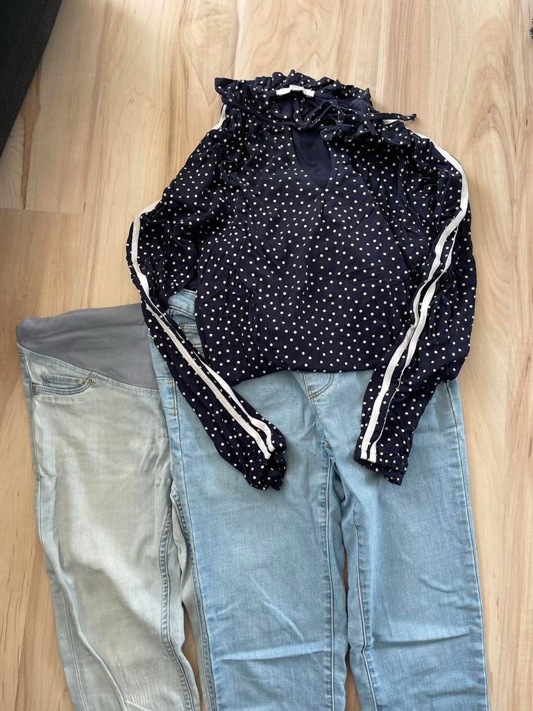 Pakket positiekleding - maat s/maat 36, Overige typen, Blauw, Ophalen of Verzenden, Maat 36 (S)