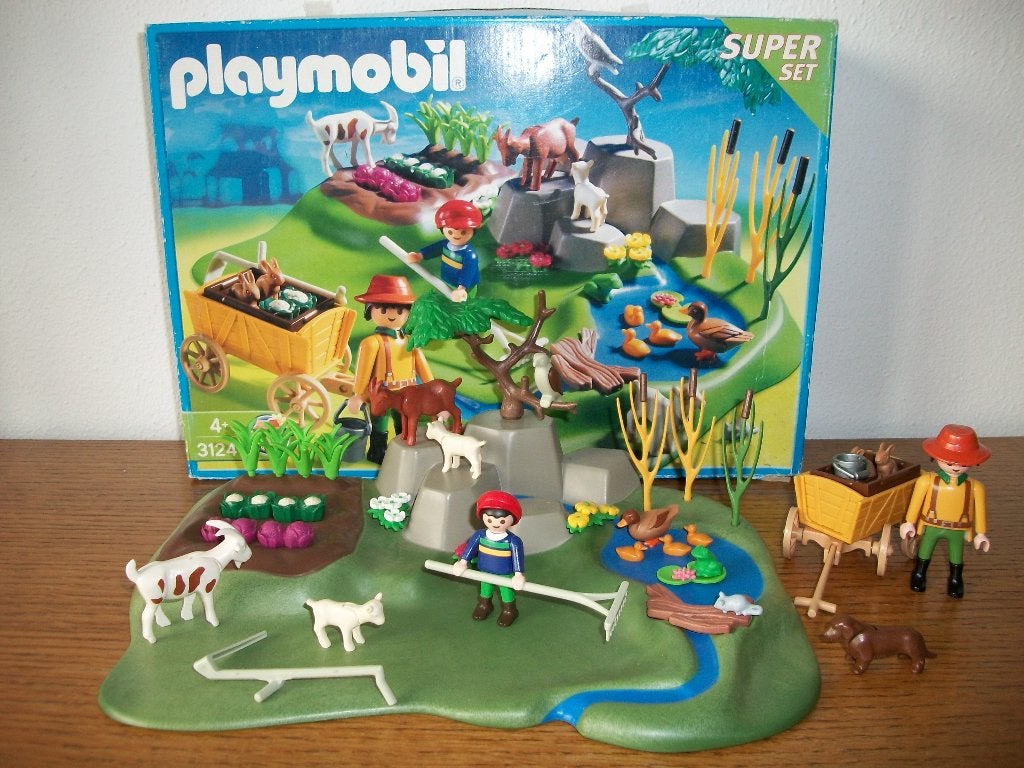 3124 landleven met doos / moestuin, Complete set, Ophalen of Verzenden, Zo goed als nieuw, Country