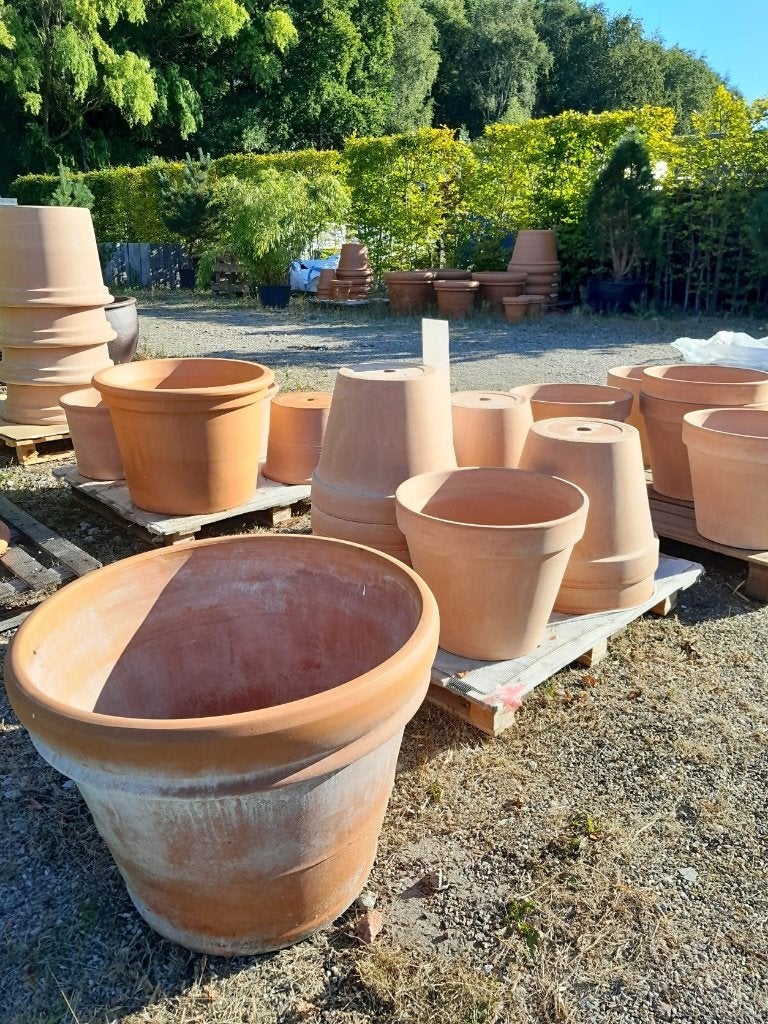 vorstbestendige Terracotta potten, Tuin en Terras, Ophalen, 40 cm of meer, Rond, Binnen