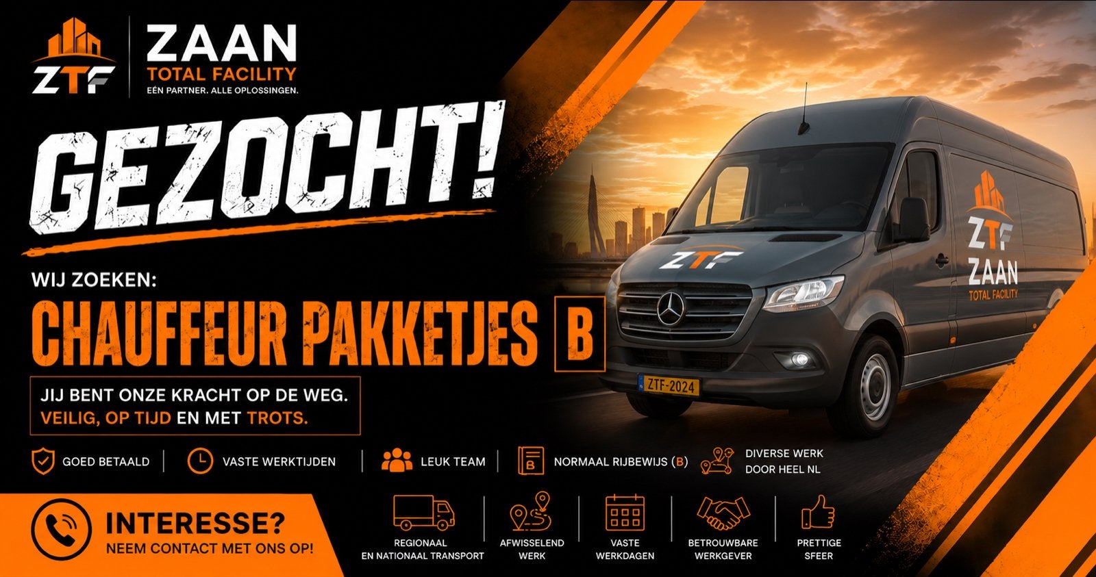 Pakketbezorger gezocht, Vacatures, Overige niveaus, Starter, Overige vormen