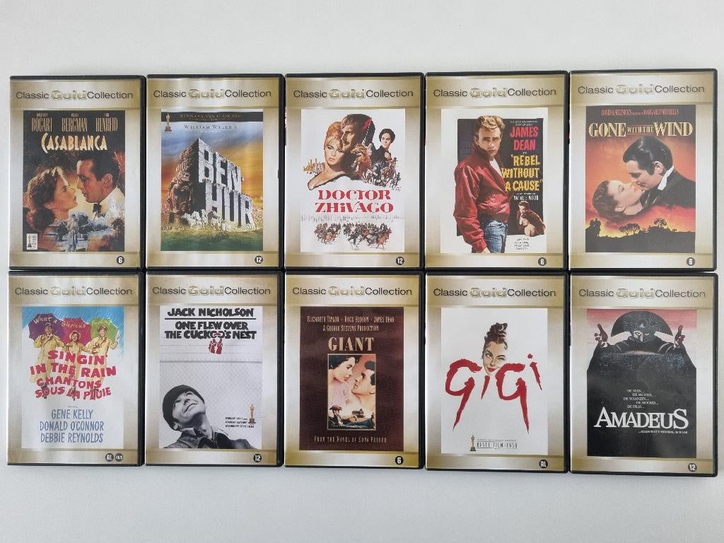 Classic Gold Collection - 1 t/m 10 - Complete Collectie, Cd's en Dvd's, Dvd's | Klassiekers, Overige genres, Ophalen of Verzenden
