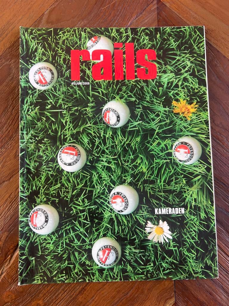 Rails maandblad voor reizigers nr 5 juni 2008 Feyenoord, Ophalen of Verzenden, Gelezen, Overige typen