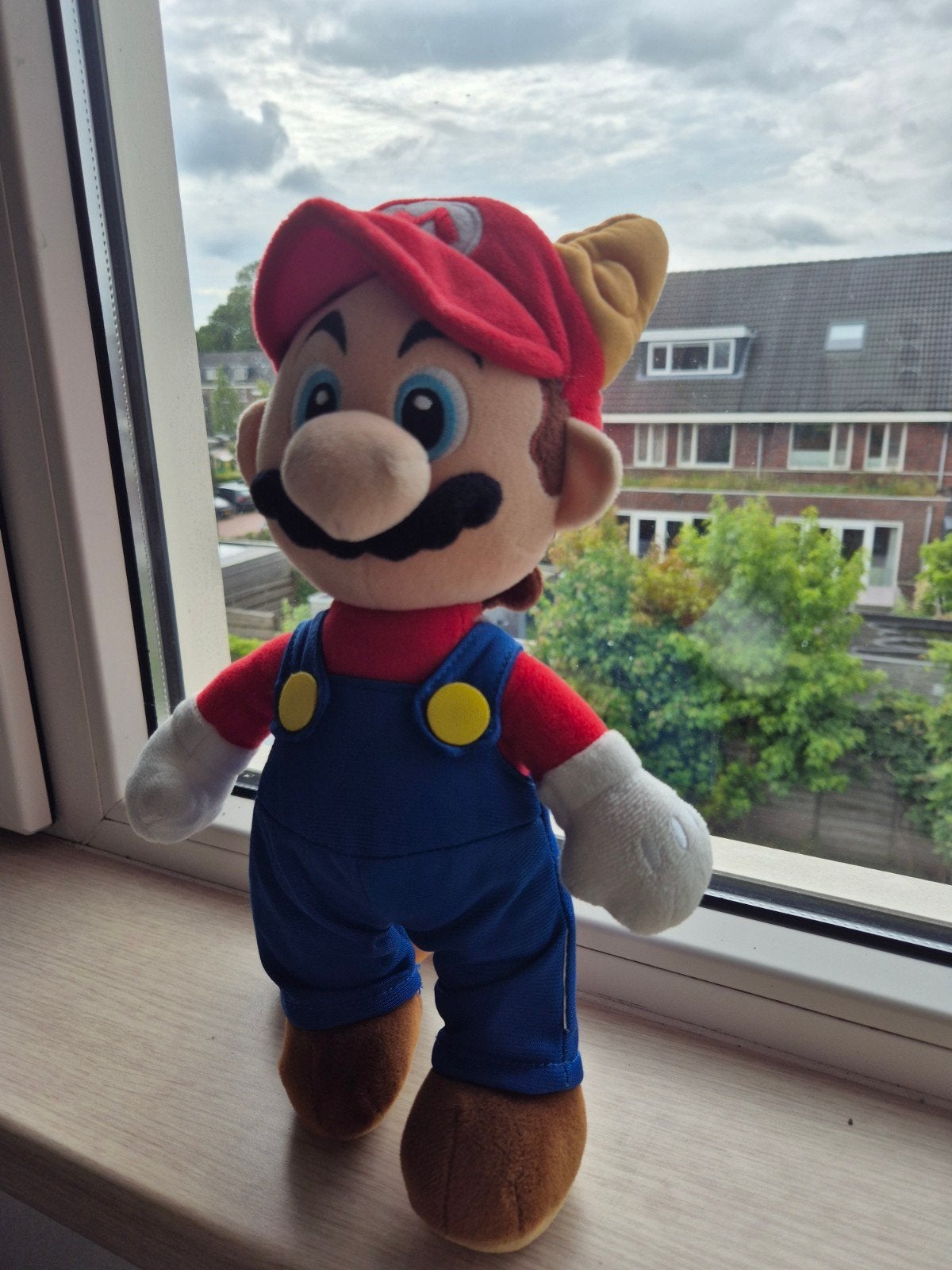 Super Mario Tanooki knuffel - 30 cm hoog, Overige typen, Ophalen of Verzenden, Zo goed als nieuw, Nintendo