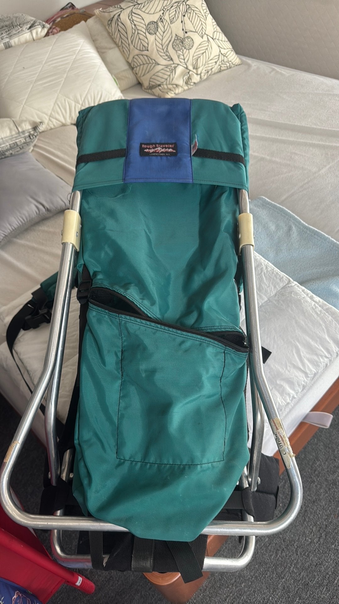 Rugdrager kind, Ophalen, Zo goed als nieuw, Campingstoel