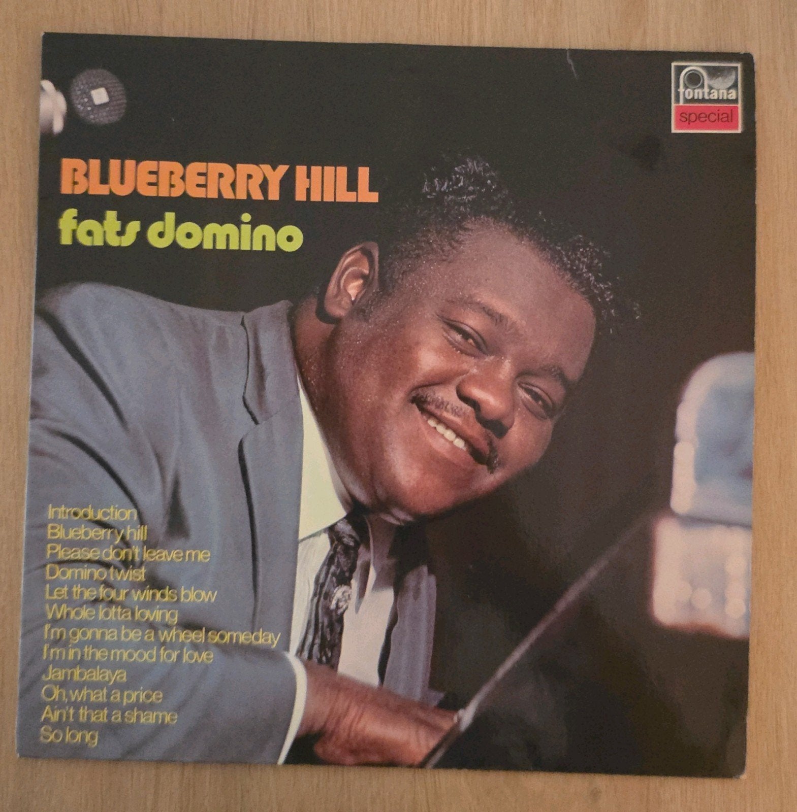 Fats Domino - Blueberry Hill LP (Fontana), LP, Gebruikt, Pop, Ophalen of Verzenden