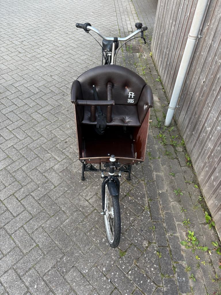 Fietsfabriek bakfiets (niet elektrisch), Ophalen, Gebruikt, Huif, 2 kinderen