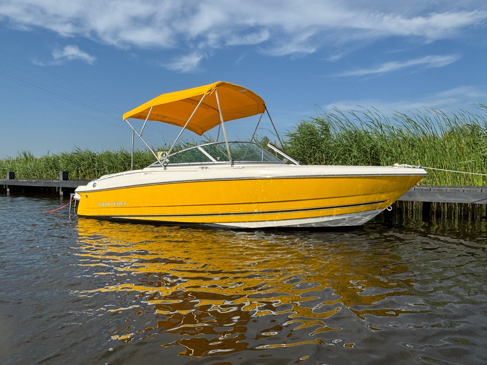 Monterey 180FS speedboot met verlengd zwemplatform, Watersport en Boten, Ophalen, Overige merken, Gebruikt, Binnenboordmotor