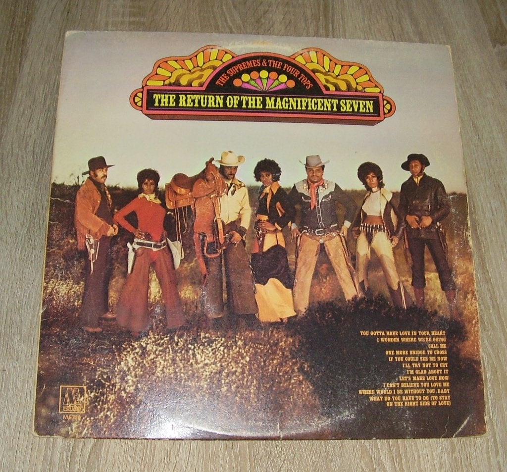 LP - The Supremes & Four Tops - Return Of The Magnificent 7, LP, Gebruikt, Pop, Ophalen of Verzenden