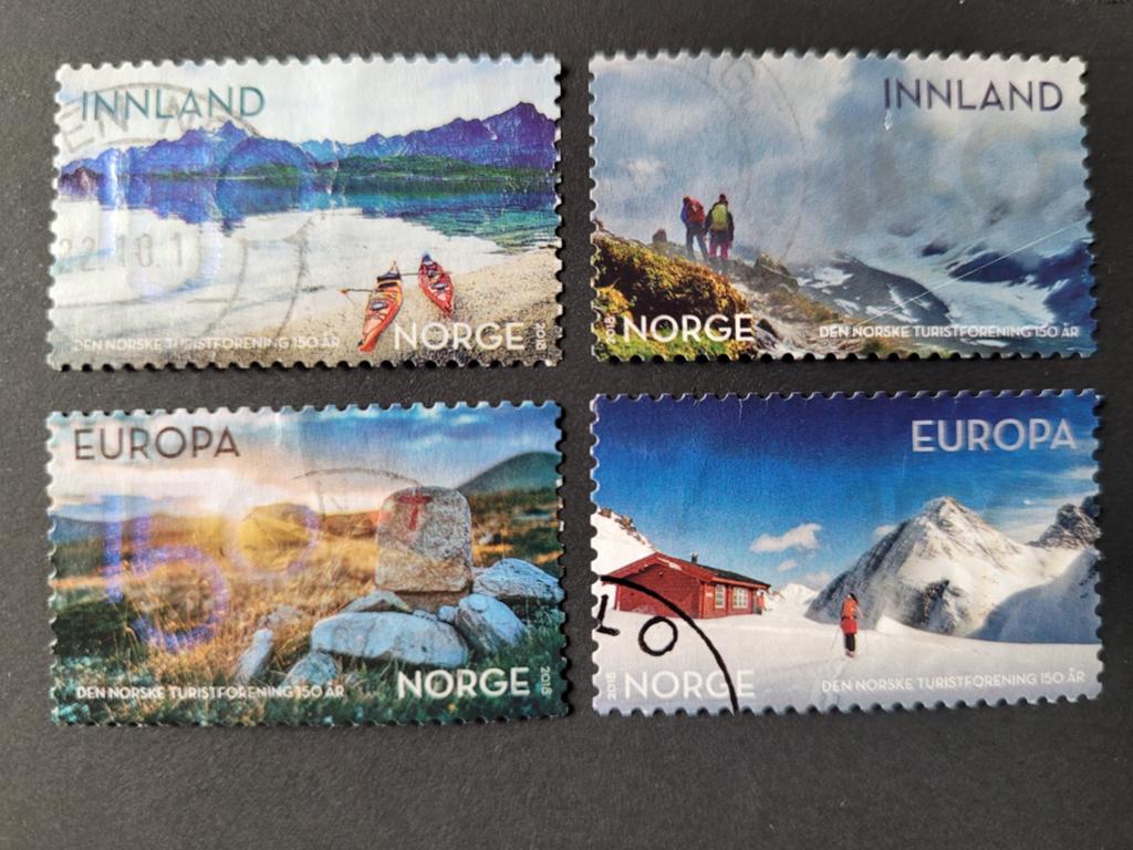 Noorwegen 2018, Postzegels en Munten, Postzegels | Europa | Scandinavië, Ophalen of Verzenden, Noorwegen, Gestempeld
