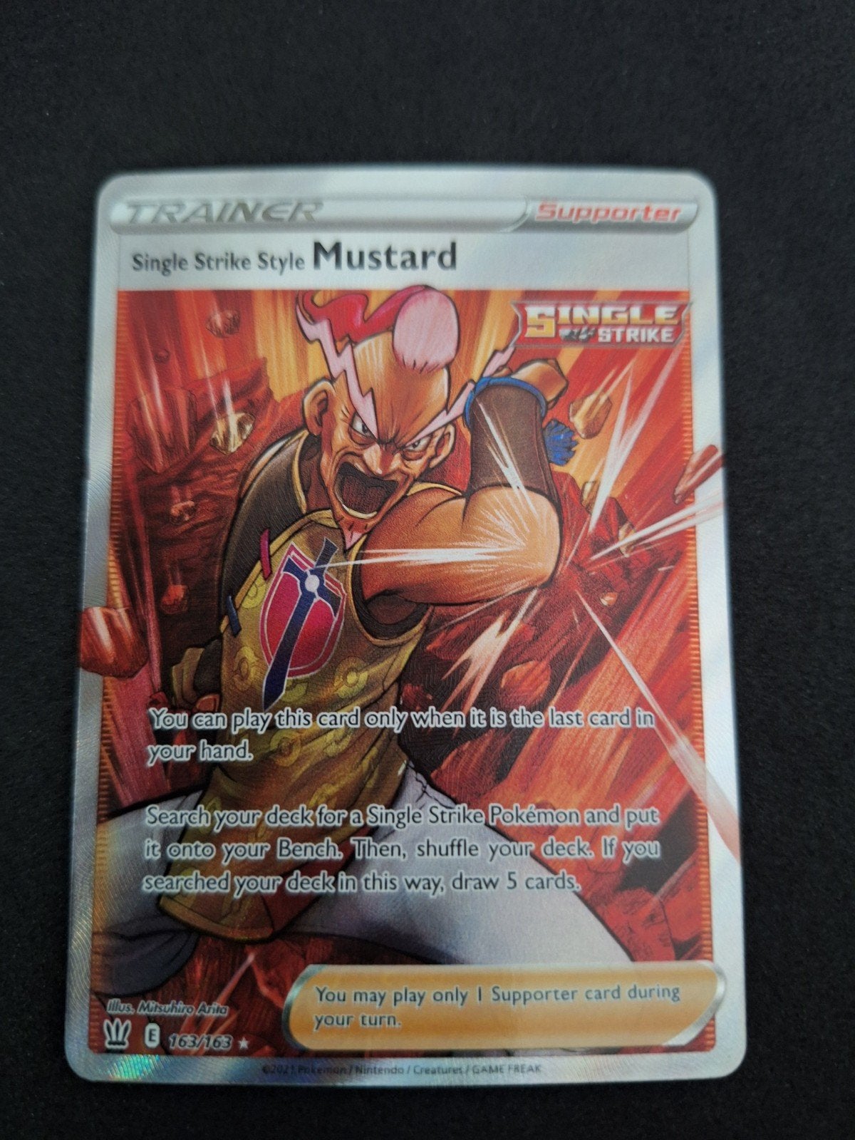 Single strike style mustard, Ophalen of Verzenden, Zo goed als nieuw